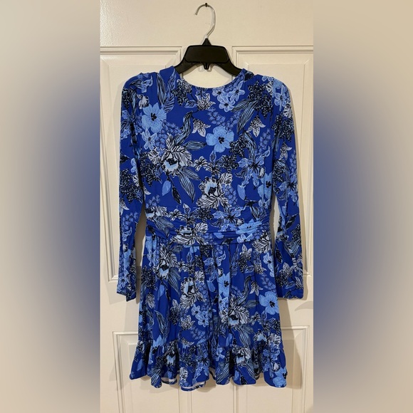 Lilly Pulitzer Vibrant Blue Patterned Romper - Picture 2 of 9